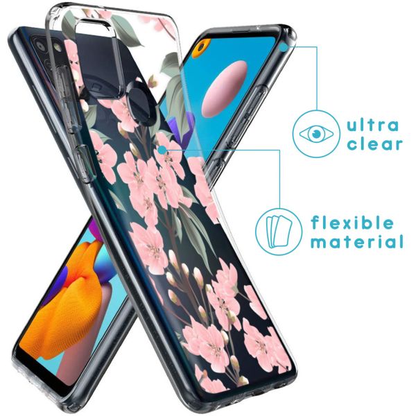 imoshion Coque Design Samsung Galaxy A21s - Cherry Blossom