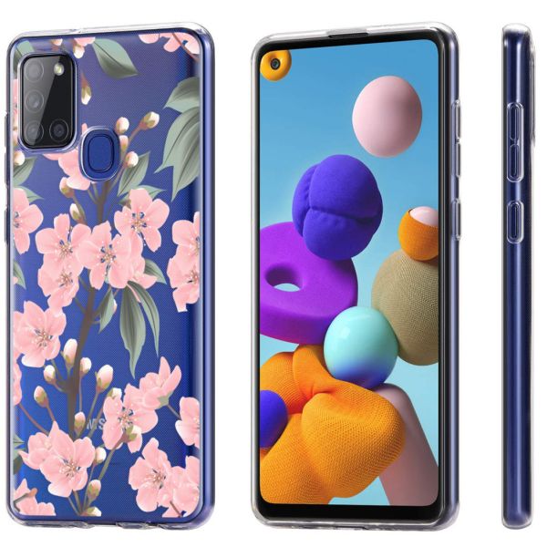 imoshion Coque Design Samsung Galaxy A21s - Cherry Blossom