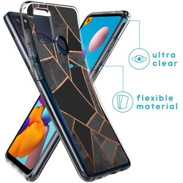 imoshion Coque Design Samsung Galaxy A21s - Black Graphic