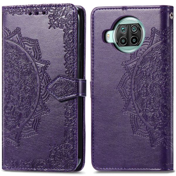 iMoshion Etui de téléphone portefeuille Mandala Xiaomi Mi 10T Lite - Violet