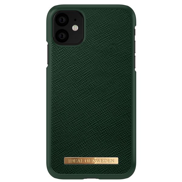 iDeal of Sweden Coque Saffiano iPhone 11 - Vert