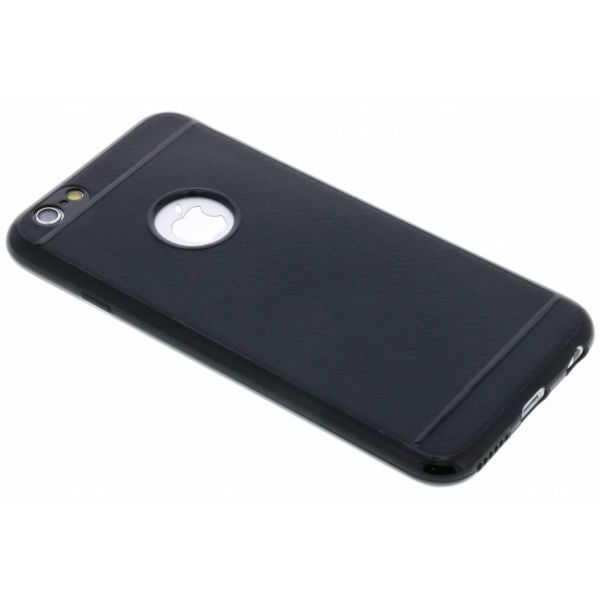 Coque silicone Carbon iPhone 6 / 6s - Noir