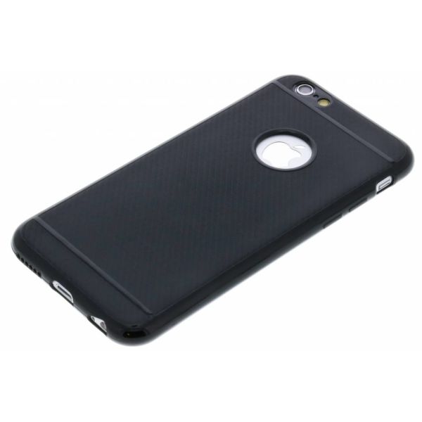 Coque silicone Carbon iPhone 6 / 6s - Noir