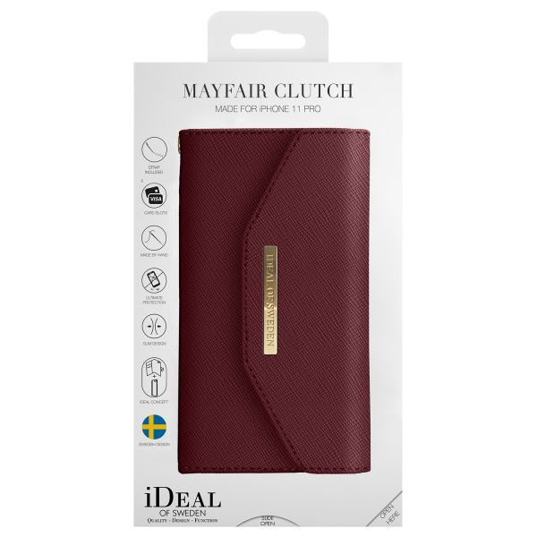 iDeal of Sweden Mayfair Clutch iPhone 11 Pro - Rouge