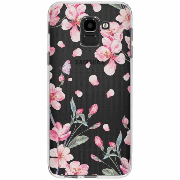 Coque design Samsung Galaxy J6 - Blossom Watercolor Pink