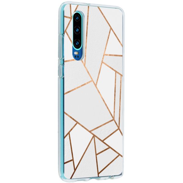 Coque design Huawei P30 - White Graphic