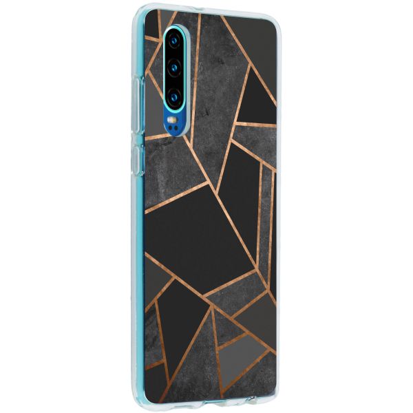 Coque design Huawei P30 - Black Graphic