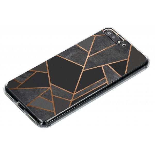 Coque design Huawei Y6 (2018) - Black Graphic