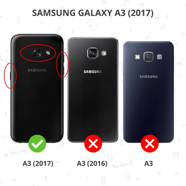 Étui de téléphone Slim Folio Samsung Galaxy A3 (2017)