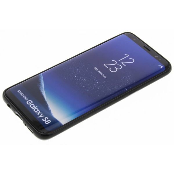 Coque silicone Carbon Samsung Galaxy S8 - Noir