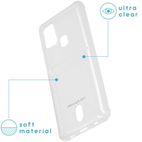 imoshion Coque silicone avec support de passe Samsung Galaxy A21s