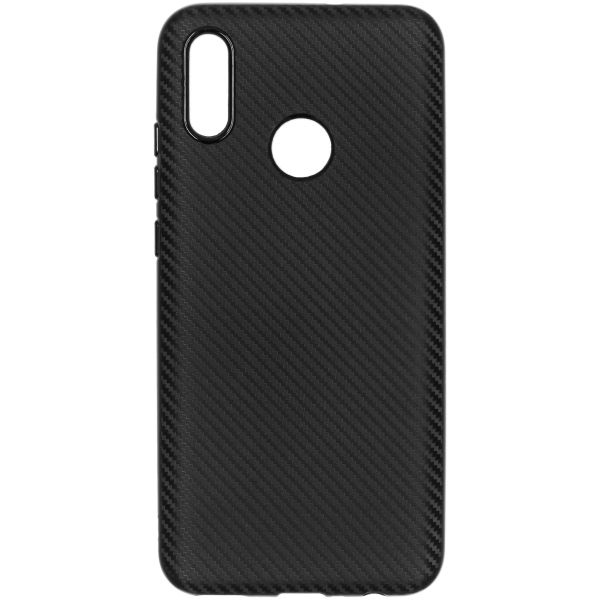 Coque silicone Carbon Huawei P Smart (2019) - Noir