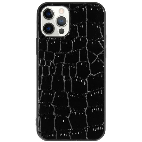 Coque rigide iPhone 12 (Pro) - Crocodile