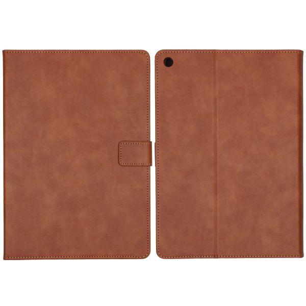 imoshion Coque tablette luxe iPad 9 (2021) 10.2 pouces / iPad 8 (2020) 10.2 pouces / iPad 7 (2019) 10.2 pouces - Brun