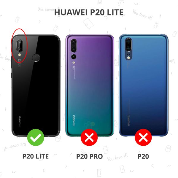 Étui de téléphone portefeuille Slim Folio Huawei P20 Lite