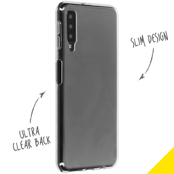 Accezz Coque Clear Samsung Galaxy A7 (2018) - Transparent