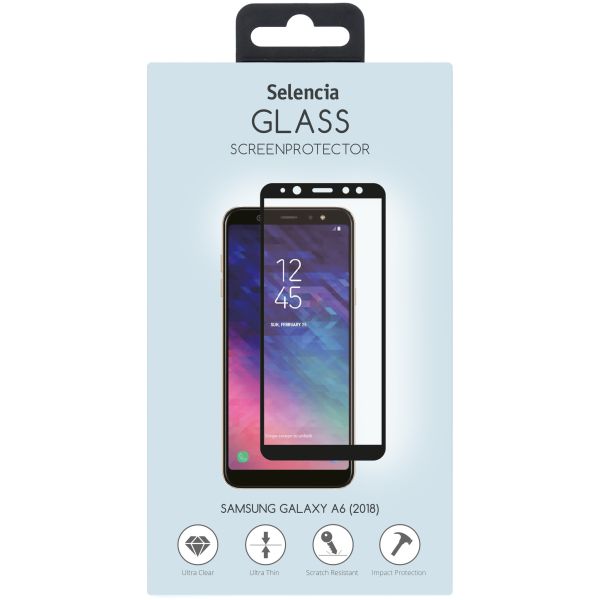 Selencia Protection d'écran en verre trempé Samsung Galaxy A6 (2018)