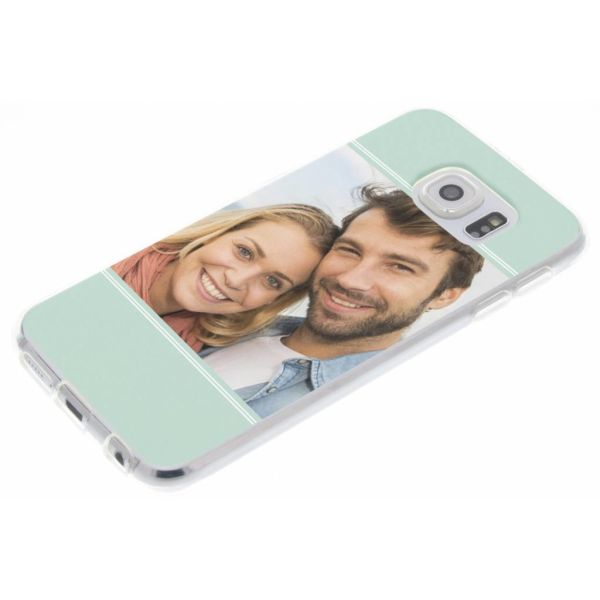 Concevez votre propre coque en gel Samsung Galaxy S6 - Transparent