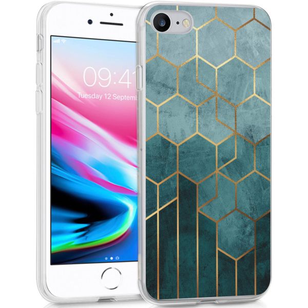 imoshion Coque Design iPhone SE (2022 / 2020) / 8 / 7 / 6s - Modèle - Vert