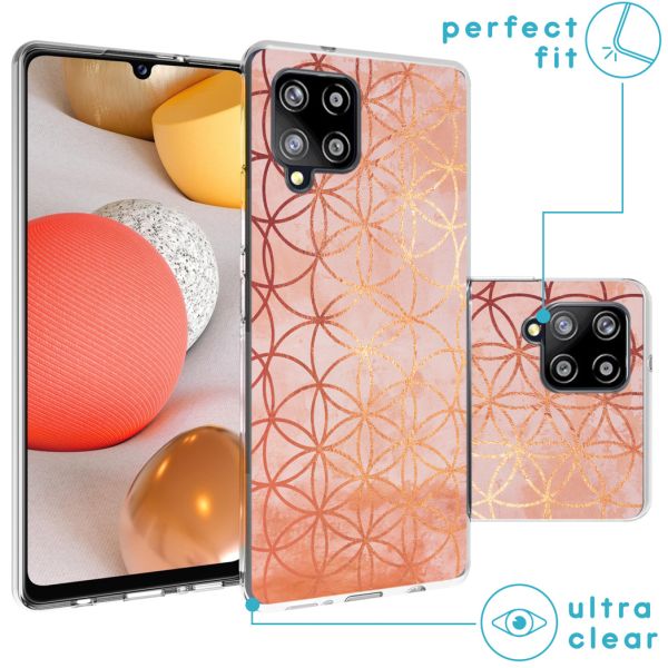 imoshion Coque Design Samsung Galaxy A42 - Cercle / Rose