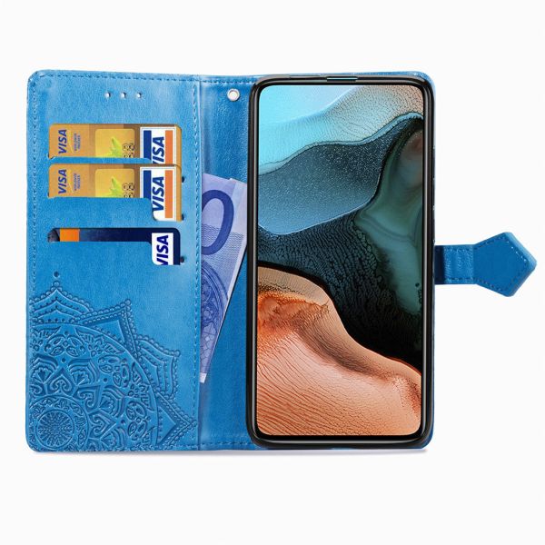 Etui de téléphone portefeuille Mandala Xiaomi Poco F2 Pro