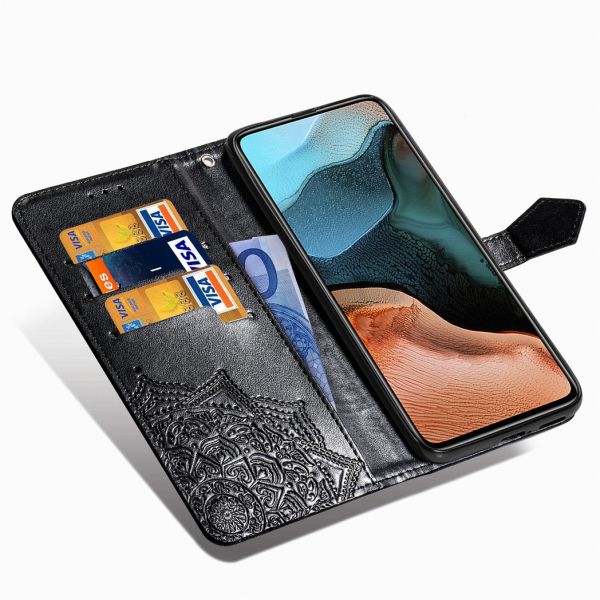 Etui de téléphone portefeuille Mandala Xiaomi Poco F2 Pro