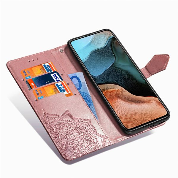 Etui de téléphone portefeuille Mandala Xiaomi Poco F2 Pro