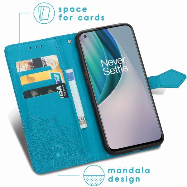 imoshion Etui de téléphone portefeuille Mandala OnePlus Nord N10 5G