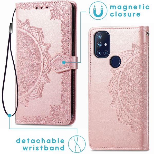 imoshion Etui de téléphone portefeuille Mandala OnePlus Nord N10 5G