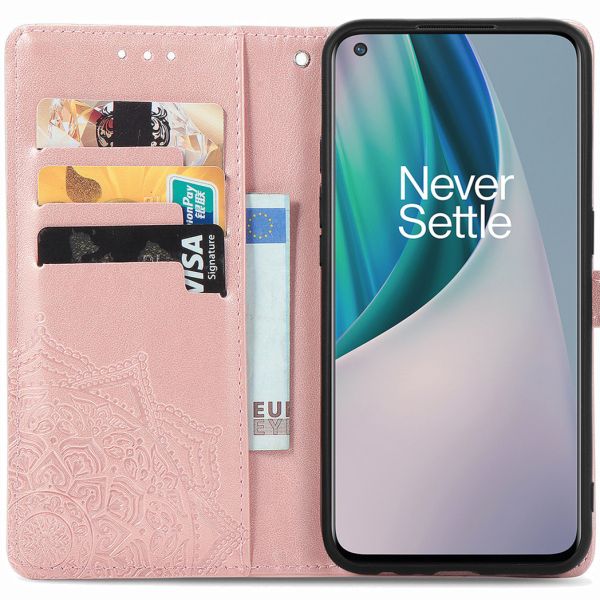 imoshion Etui de téléphone portefeuille Mandala OnePlus Nord N10 5G