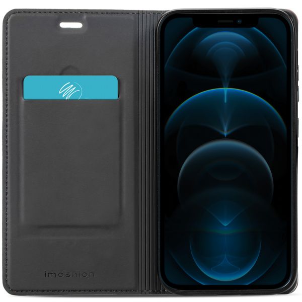 imoshion Étui de téléphone Slim Folio iPhone 12 (Pro) - Noir