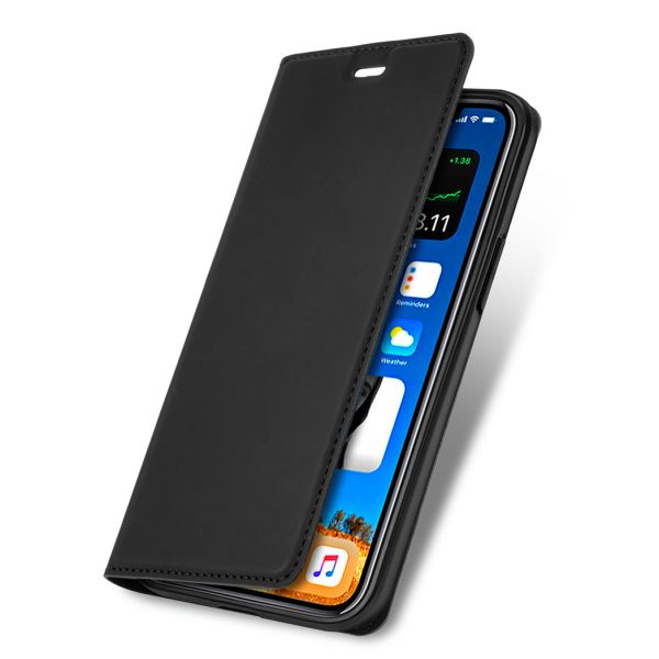 imoshion Étui de téléphone Slim Folio iPhone 12 (Pro) - Noir