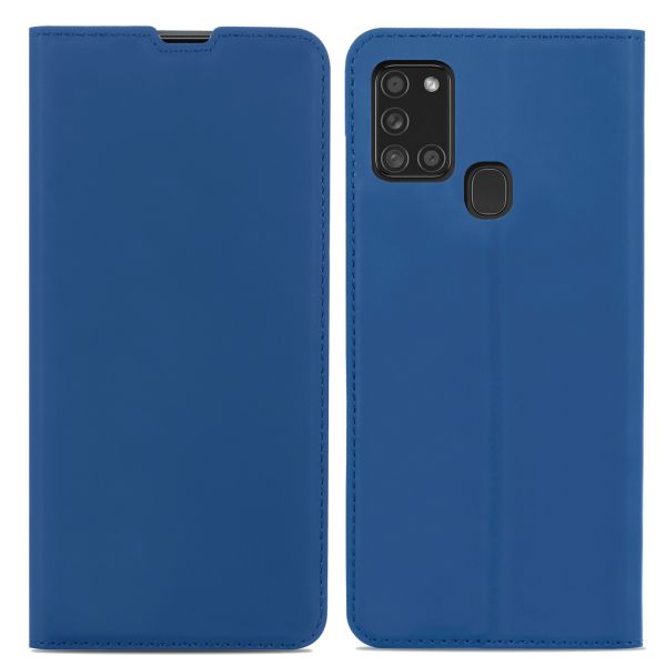 imoshion Étui de téléphone Slim Folio Samsung Galaxy A21s - Bleu