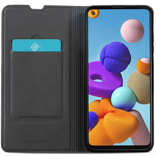 imoshion Étui de téléphone Slim Folio Samsung Galaxy A21s - Bleu