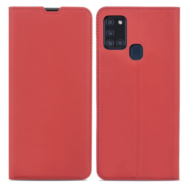 imoshion Étui de téléphone Slim Folio Samsung Galaxy A21s - Rouge