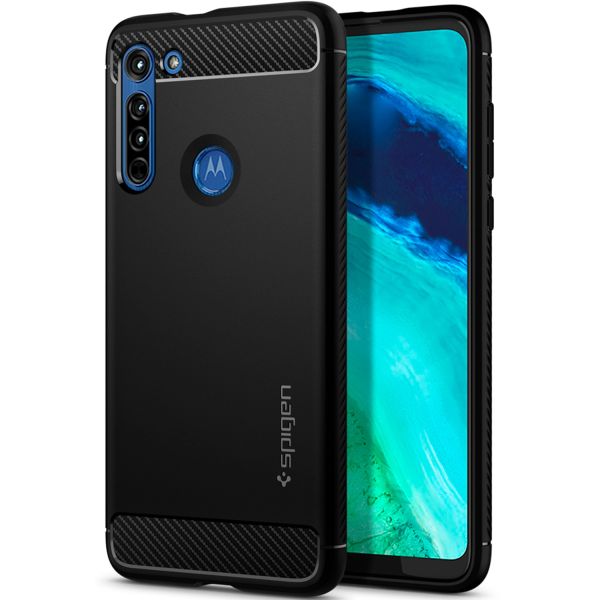 Spigen Coque Rugged Armor Motorola Moto G8 - Noir