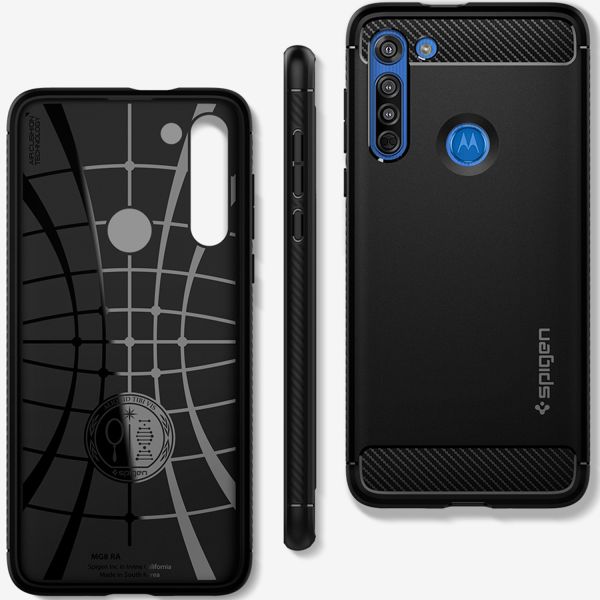 Spigen Coque Rugged Armor Motorola Moto G8 - Noir