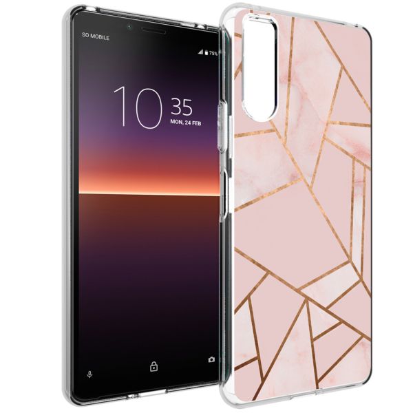 iMoshion Coque Design Sony Xperia 10 II - Pink Graphic