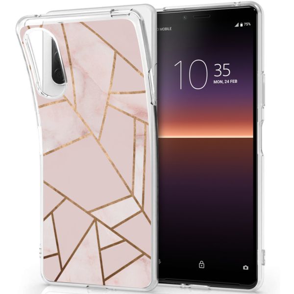 iMoshion Coque Design Sony Xperia 10 II - Pink Graphic