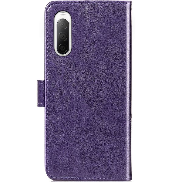 Etui de téléphone Fleurs de Trèfle Sony Xperia 10 II