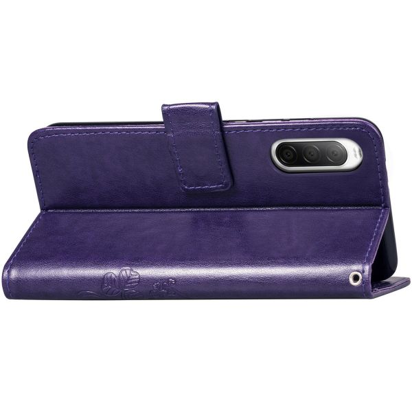 Etui de téléphone Fleurs de Trèfle Sony Xperia 10 II