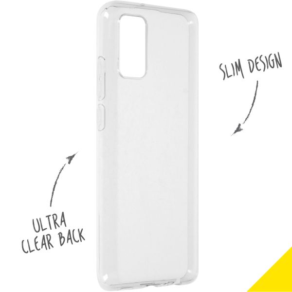 Accezz Coque Clear Samsung Galaxy A02s - Transparent