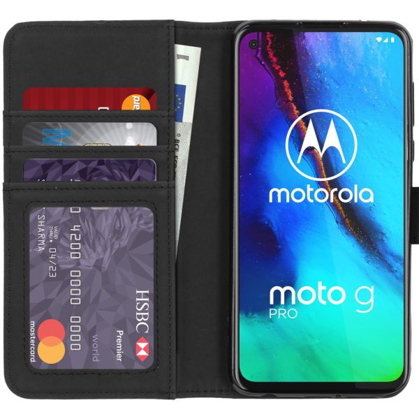 imoshion Étui de téléphone portefeuille Luxe Motorola Moto G Pro - Gris