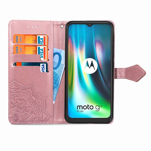 Etui de téléphone Mandala Motorola Moto E7 Plus / G9 Play