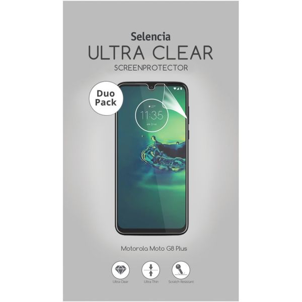 Selencia Protection d'écran Duo Pack Ultra Clear Moto G8 Plus