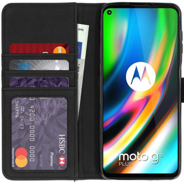 imoshion Étui de téléphone portefeuille Luxe Motorola Moto G9 Plus