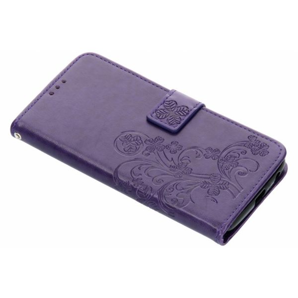 Etui de téléphone Fleurs de Trèfle Motorola Moto G6 Plus