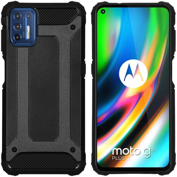 iMoshion Coque Rugged Xtreme Motorola Moto G9 Plus - Noir