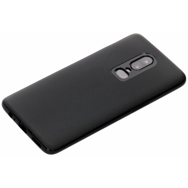 Coque silicone Carbon OnePlus 6