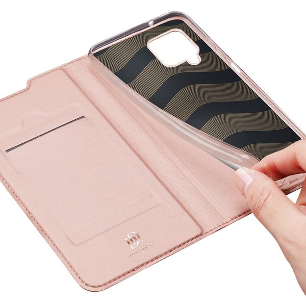 Dux Ducis Étui de téléphone Slim Samsung Galaxy A12 - Rose Champagne